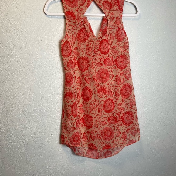 CAbi 5037 Sz XS Floral Drape Sleeveless Blouse - Picture 6 of 7